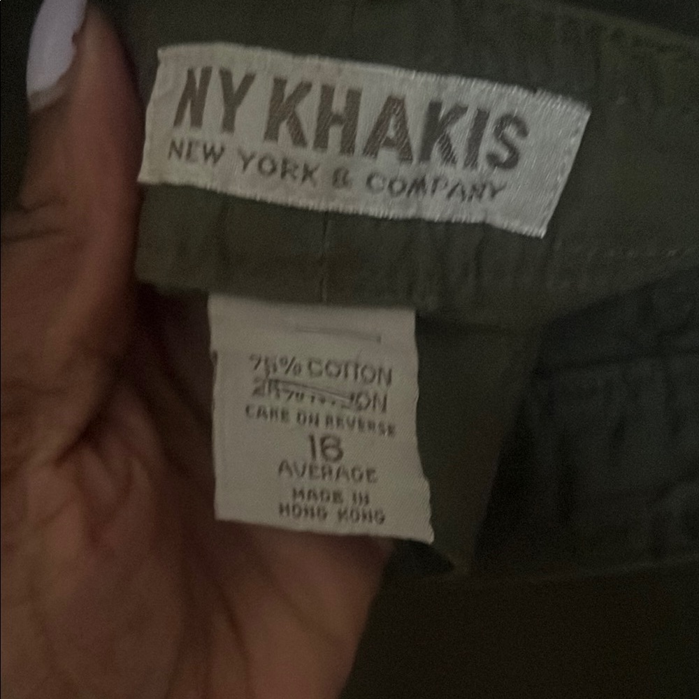 New York & Company Green Trousers